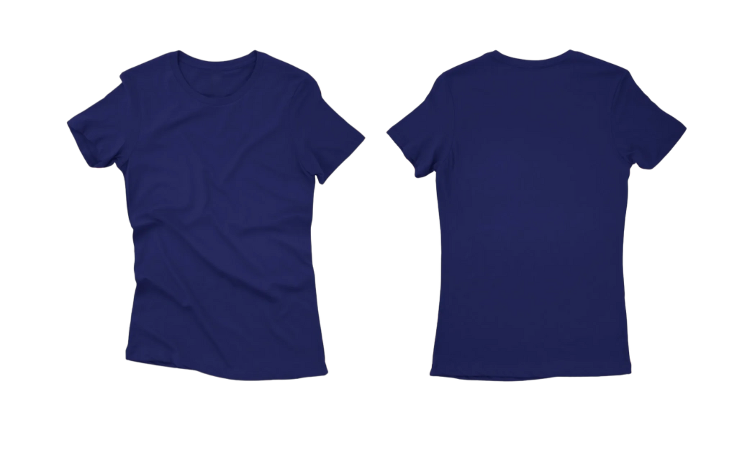 Camisa Classic Femina Frente e Costas Az Marinho