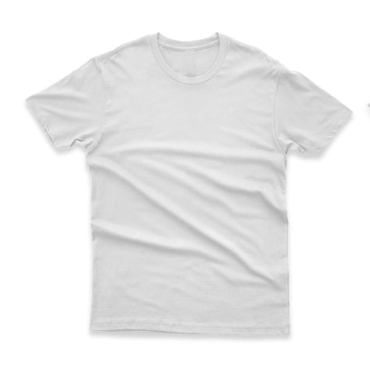Camisa Pima Masculina - Branca Frente