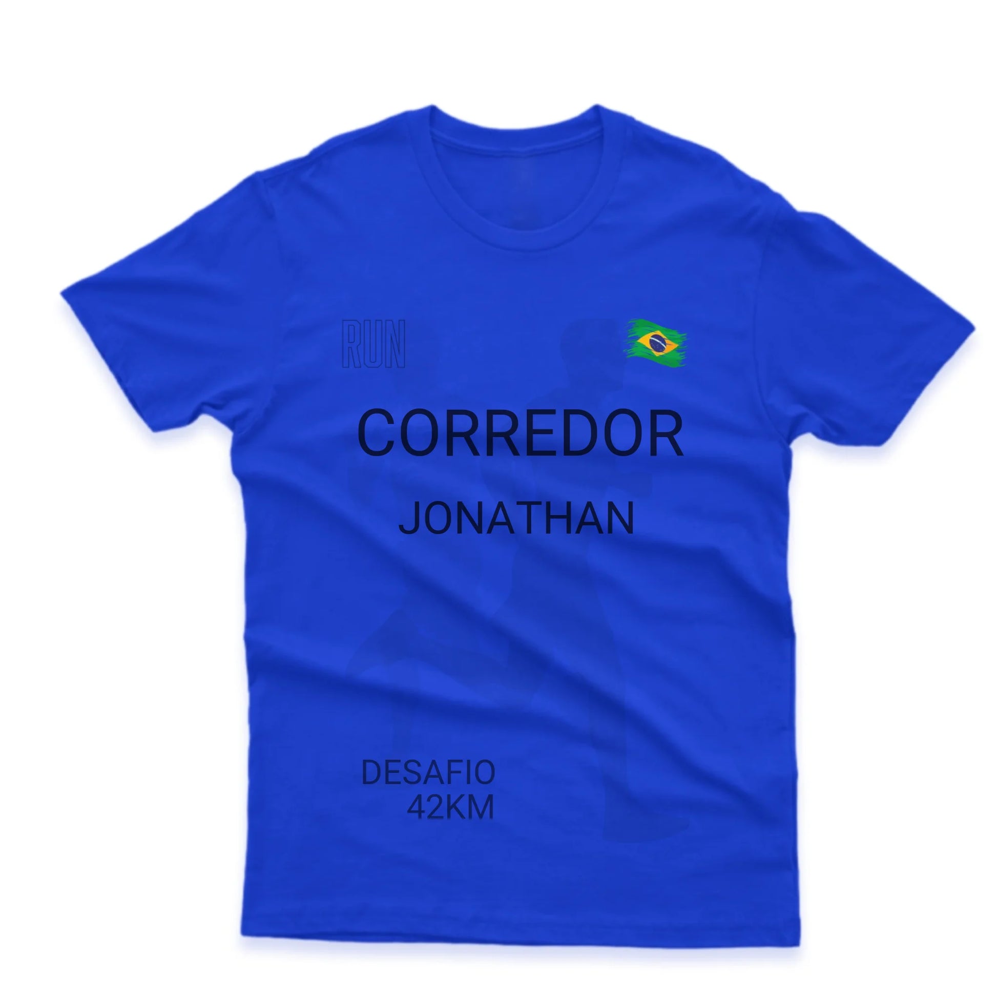 Camiseta Masculina Dry Sport UV - Azul Royal  Frente 2